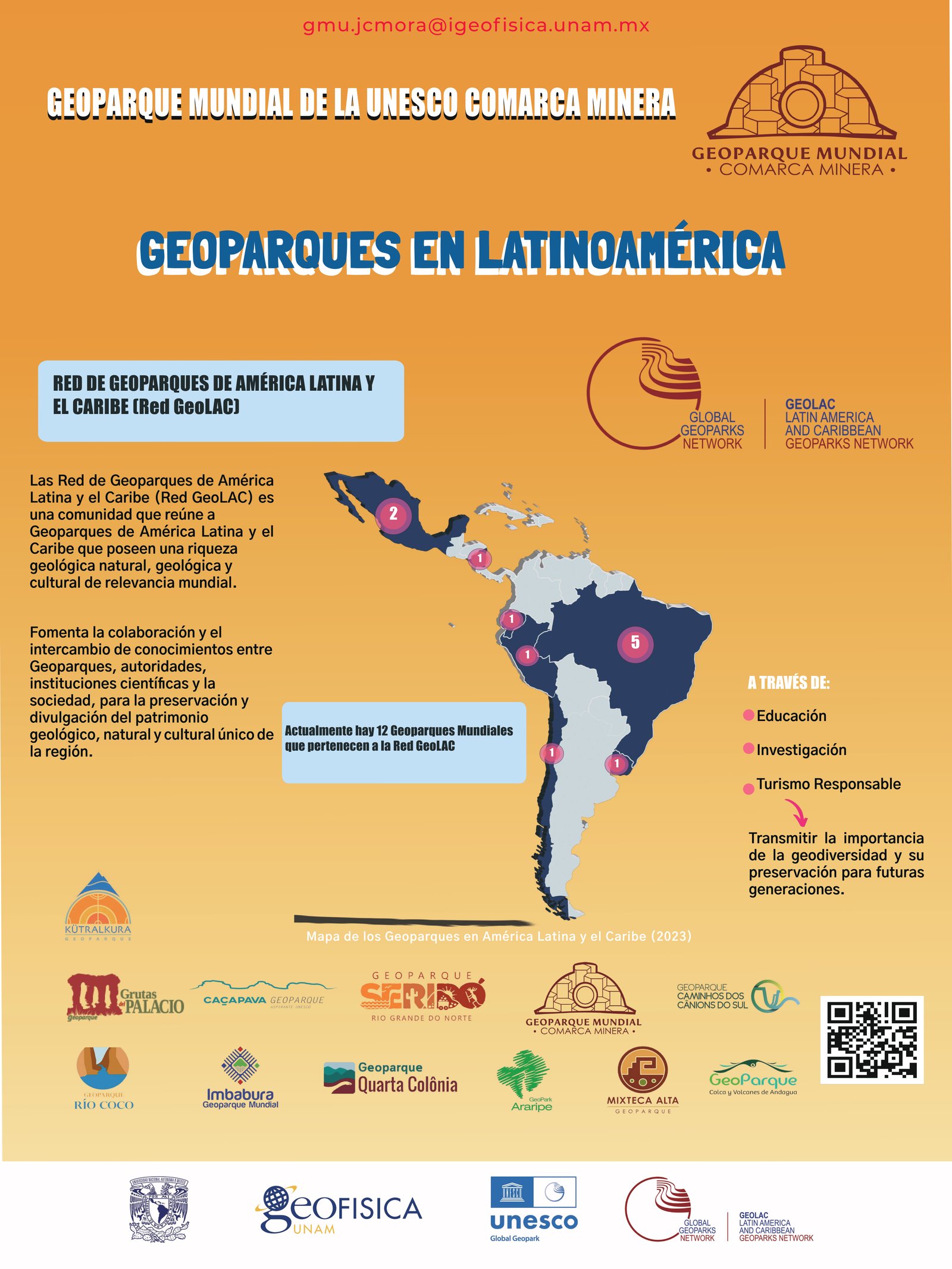 Infografías del Geoparque mundial UNESCO Comarca Minera Hidalgo