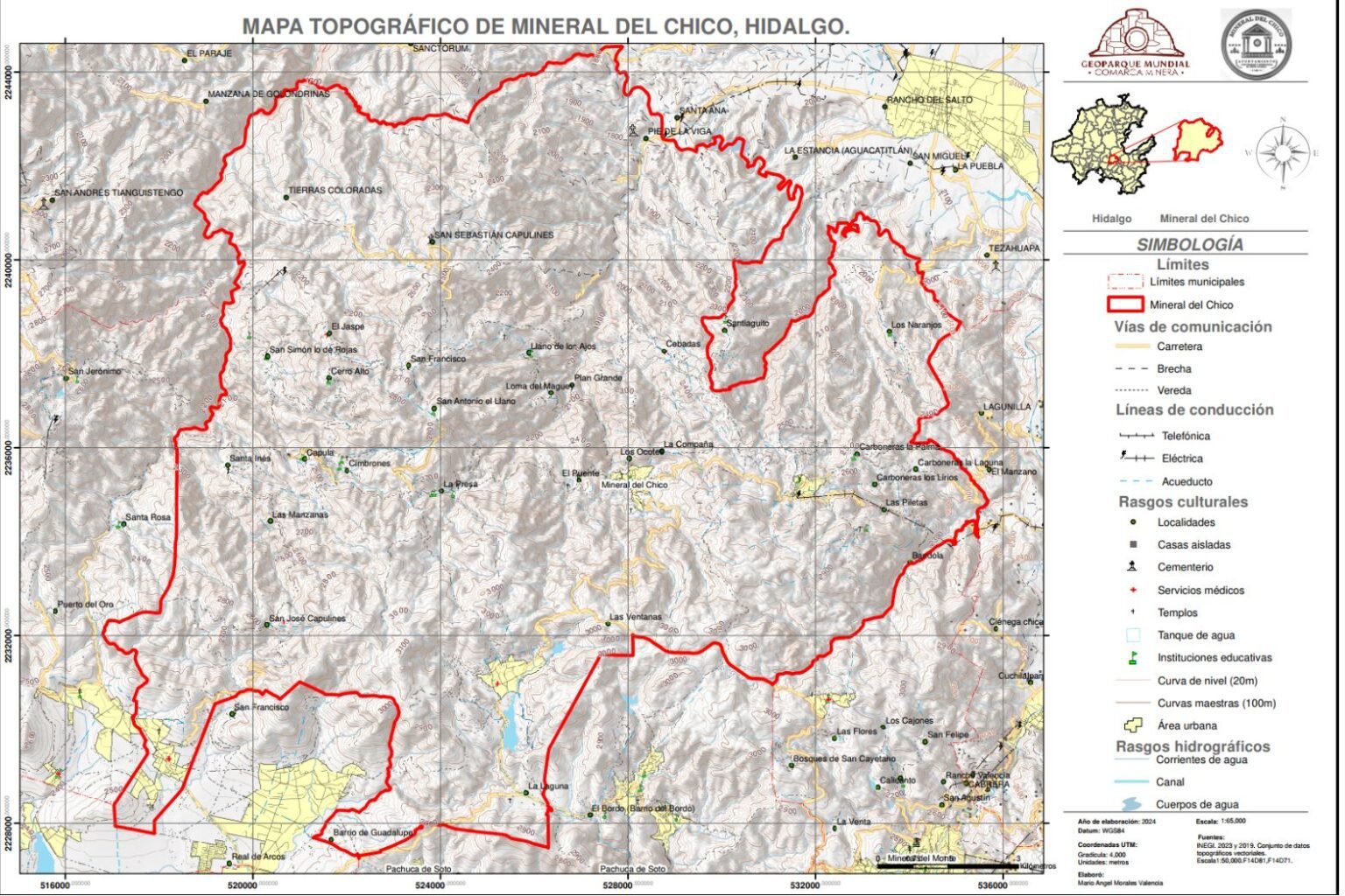 Mapas topográficos del territorio geoparque - Geoparque Comarca Minera ...